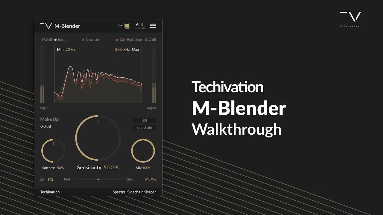 NEW PLUGIN! Techivation M-Blender Walkthrough