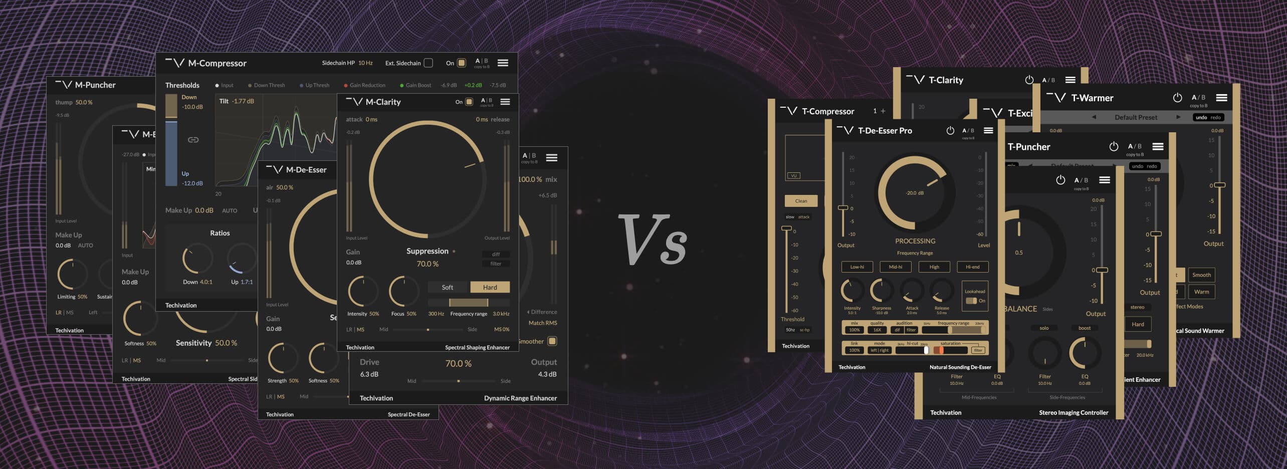 The Differences Between the Techivation T Series and M Series Plug-ins