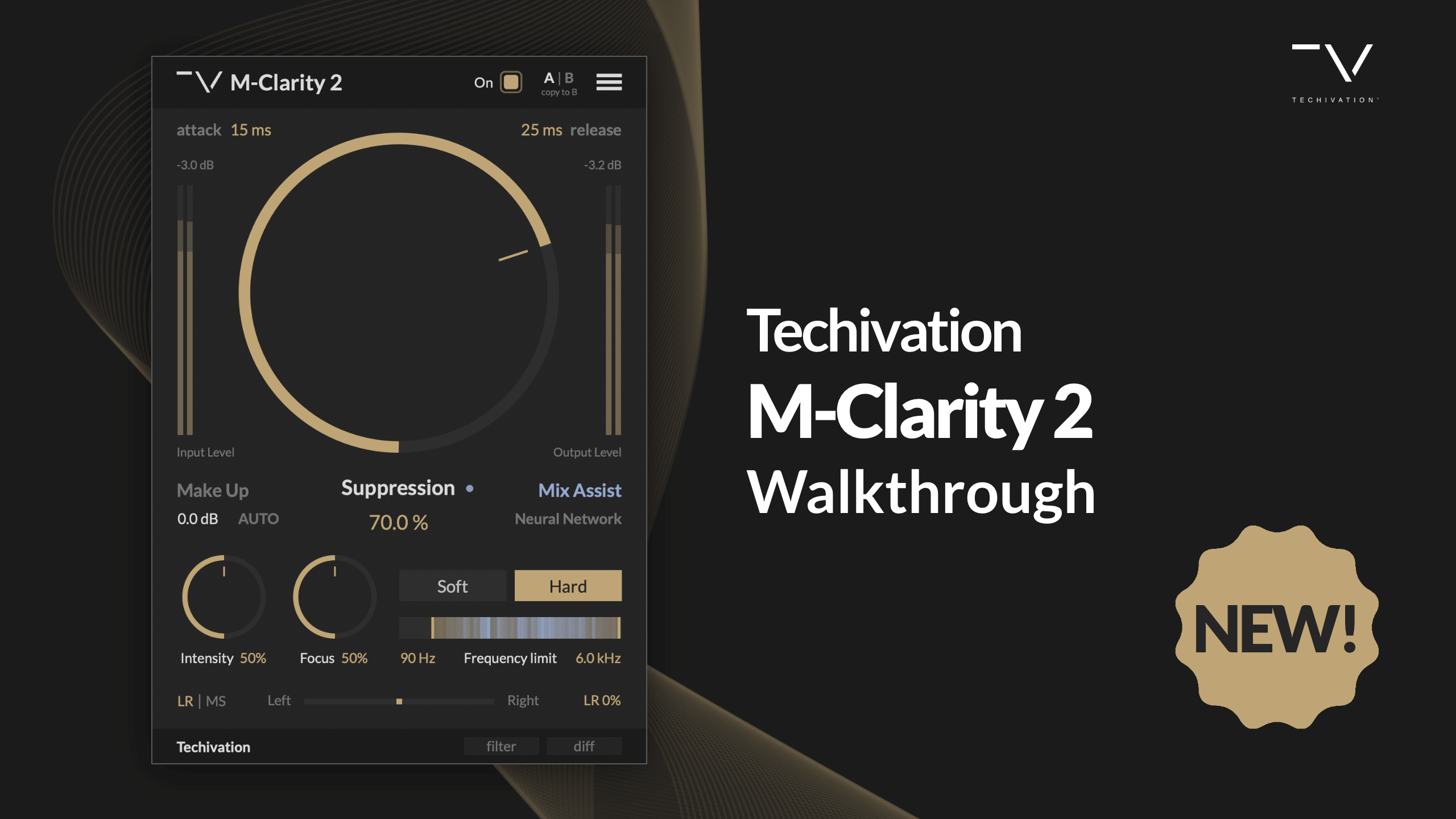 NEW PLUG-IN! Techivation M-Clarity 2 Walkthrough