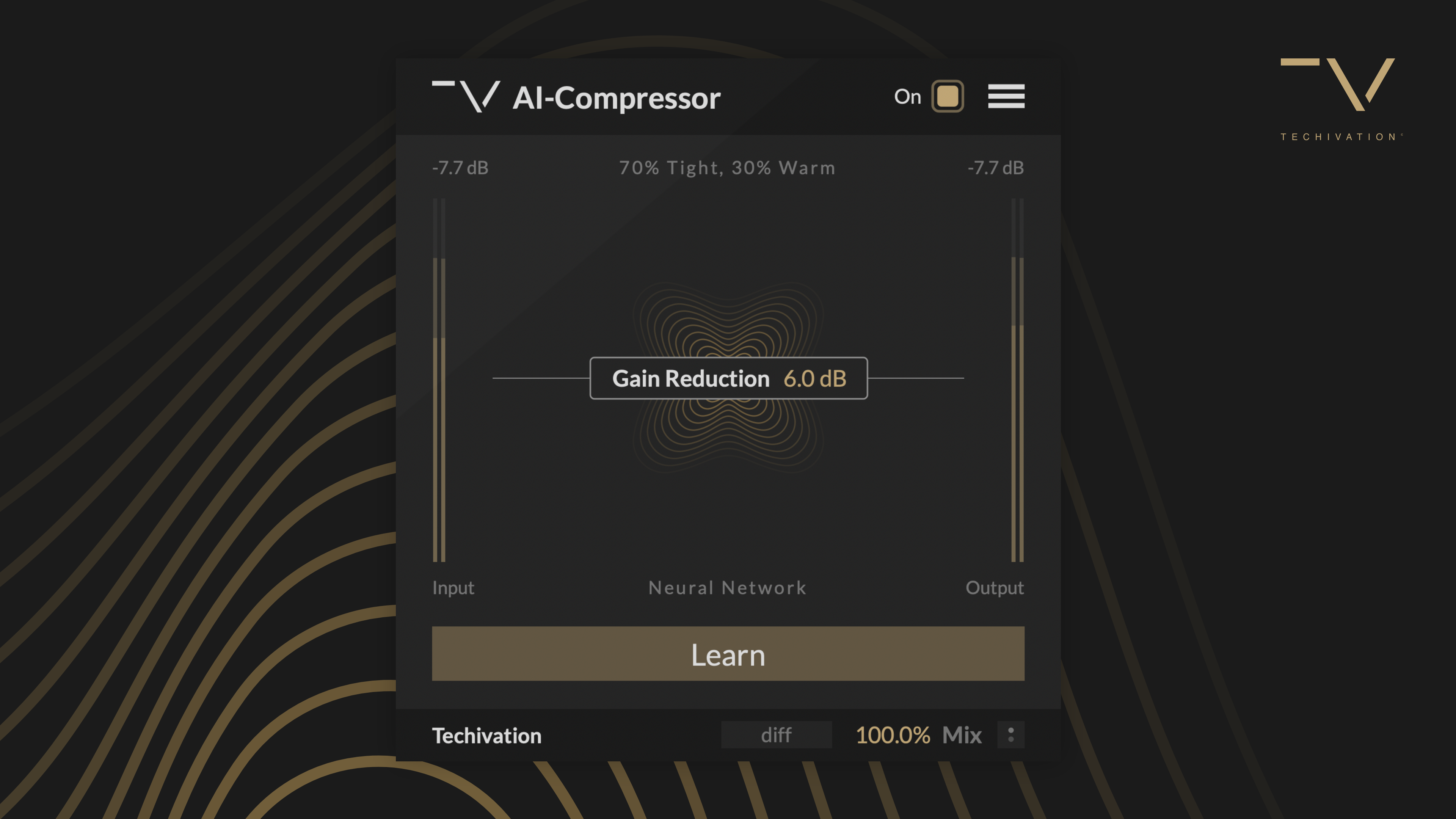 Techivation Releases AI-Compressor: Smart Dynamics Processor