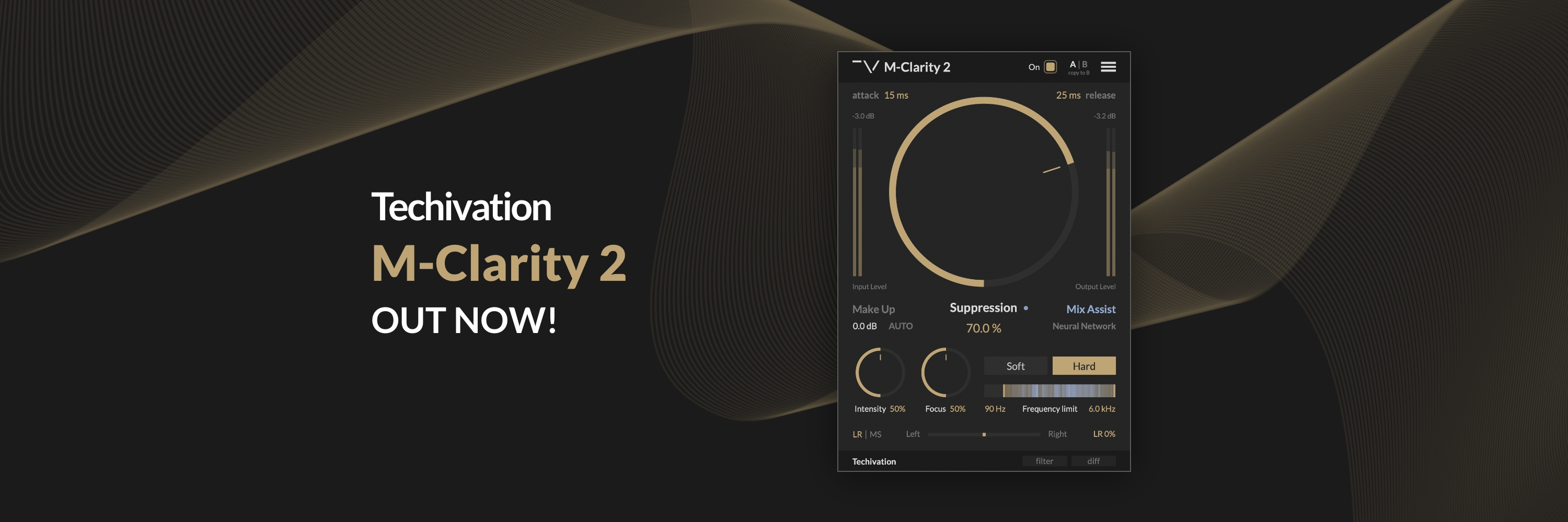 Techivation Releases M-Clarity 2: New Resonance Suppression Plugin