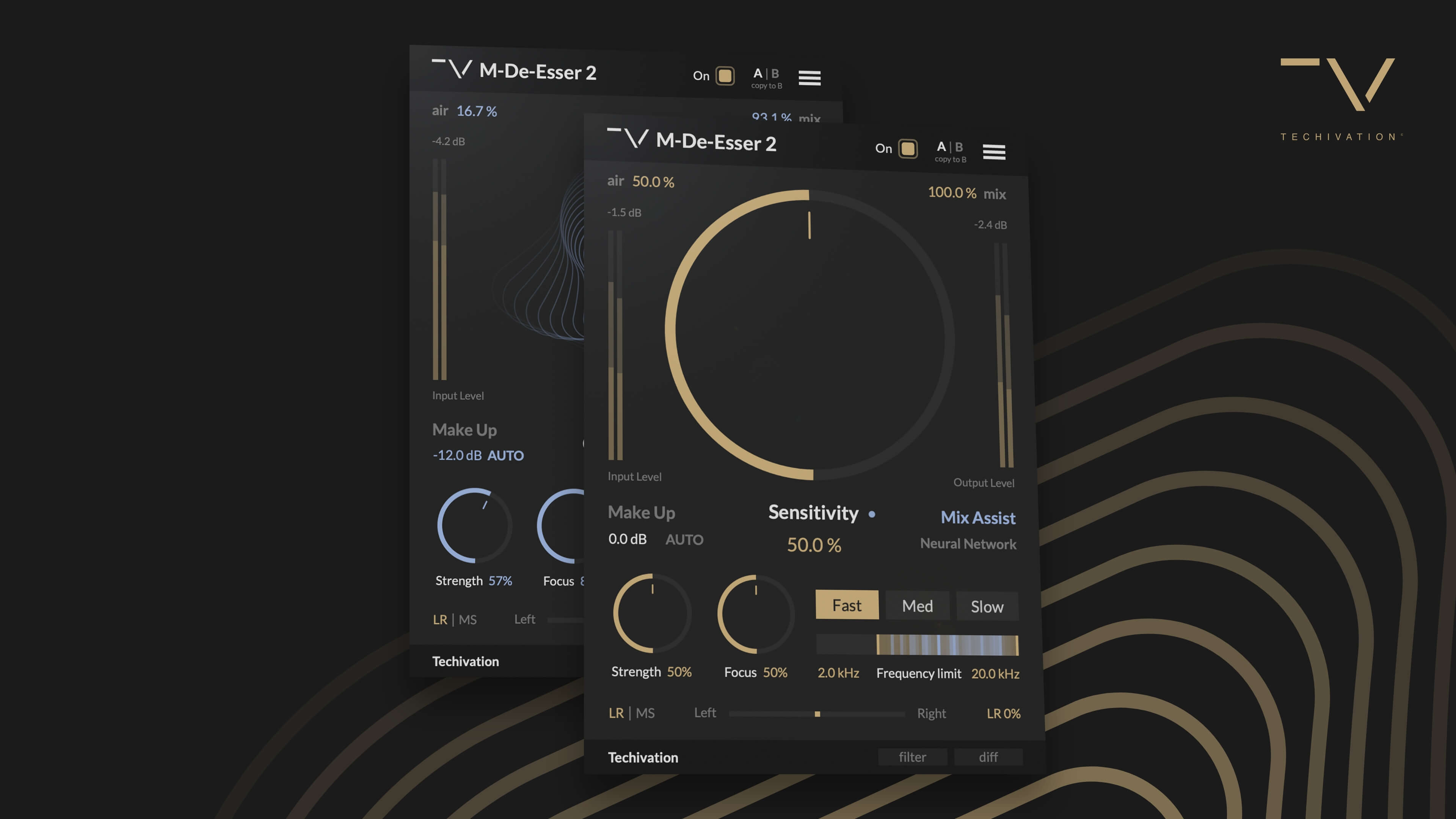 Techivation Releases M-De-Esser 2 – A Smarter Approach to De-Essing